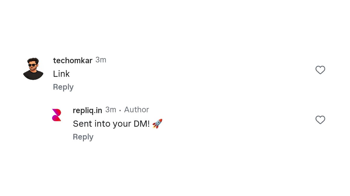 Comment Auto Response preview